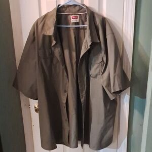 Wrangler Men's Olive Short Sleeve Shirt